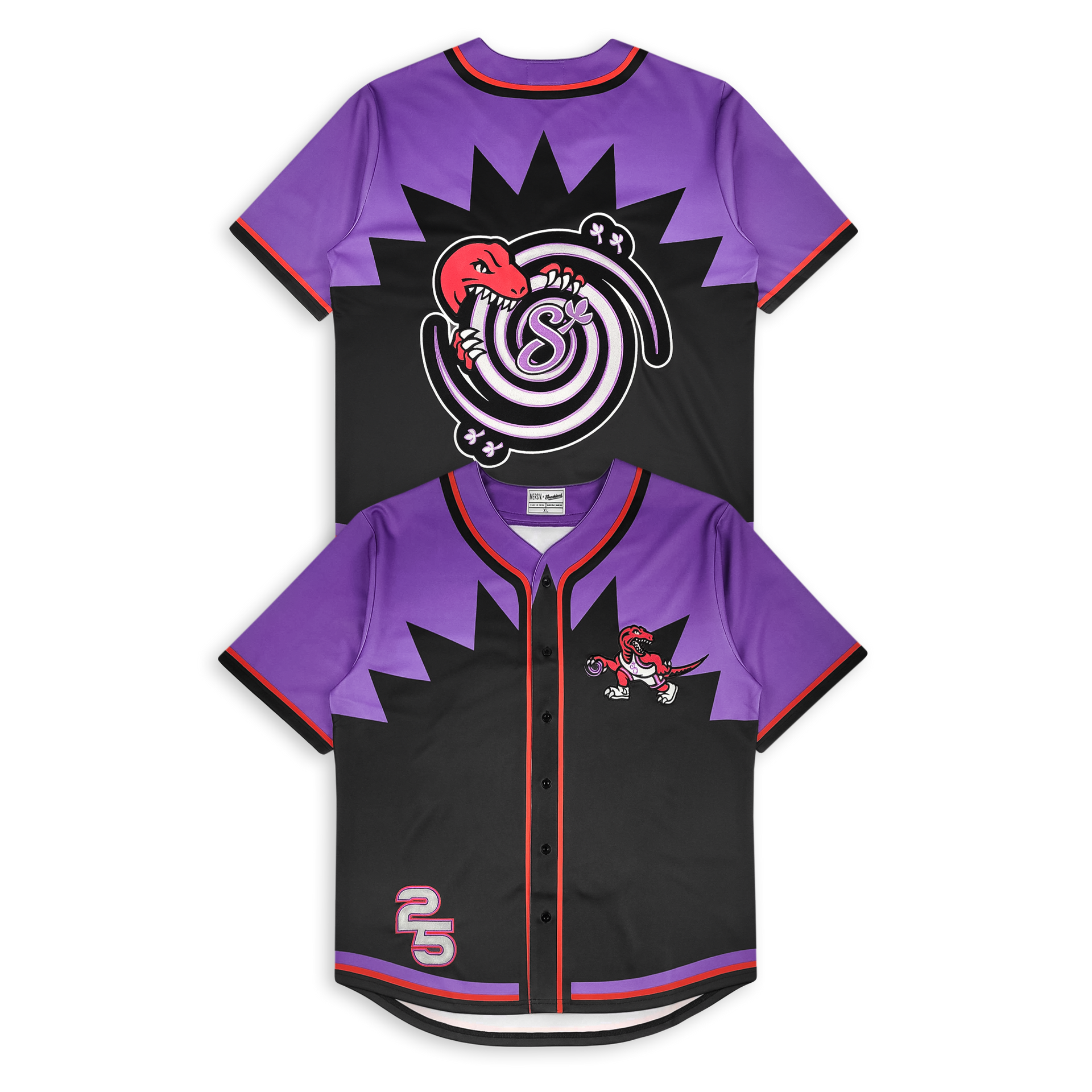 Mersiv x Smoakland - Raptor Baseball Jersey – MERSIV OFFICIAL STORE