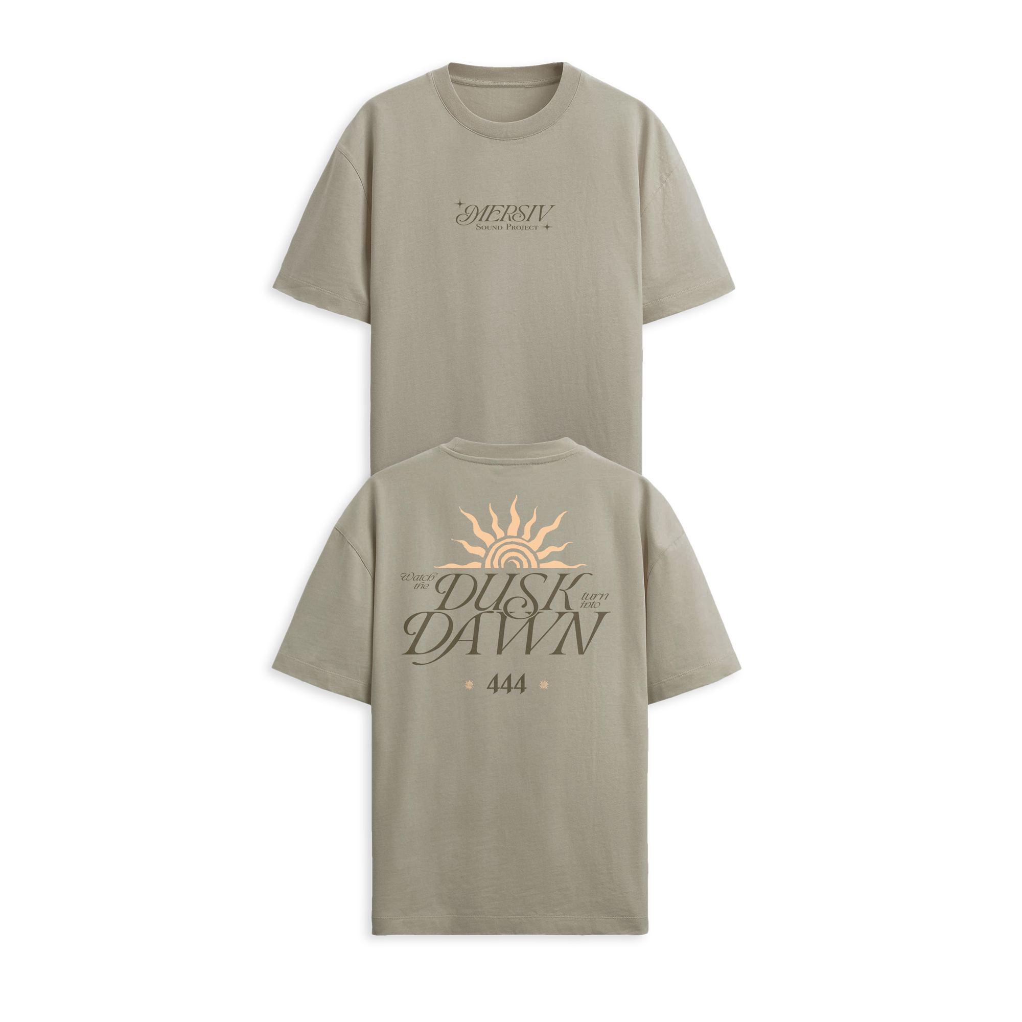 Mersiv - Dusk To Dawn Tee - Pigment Cement